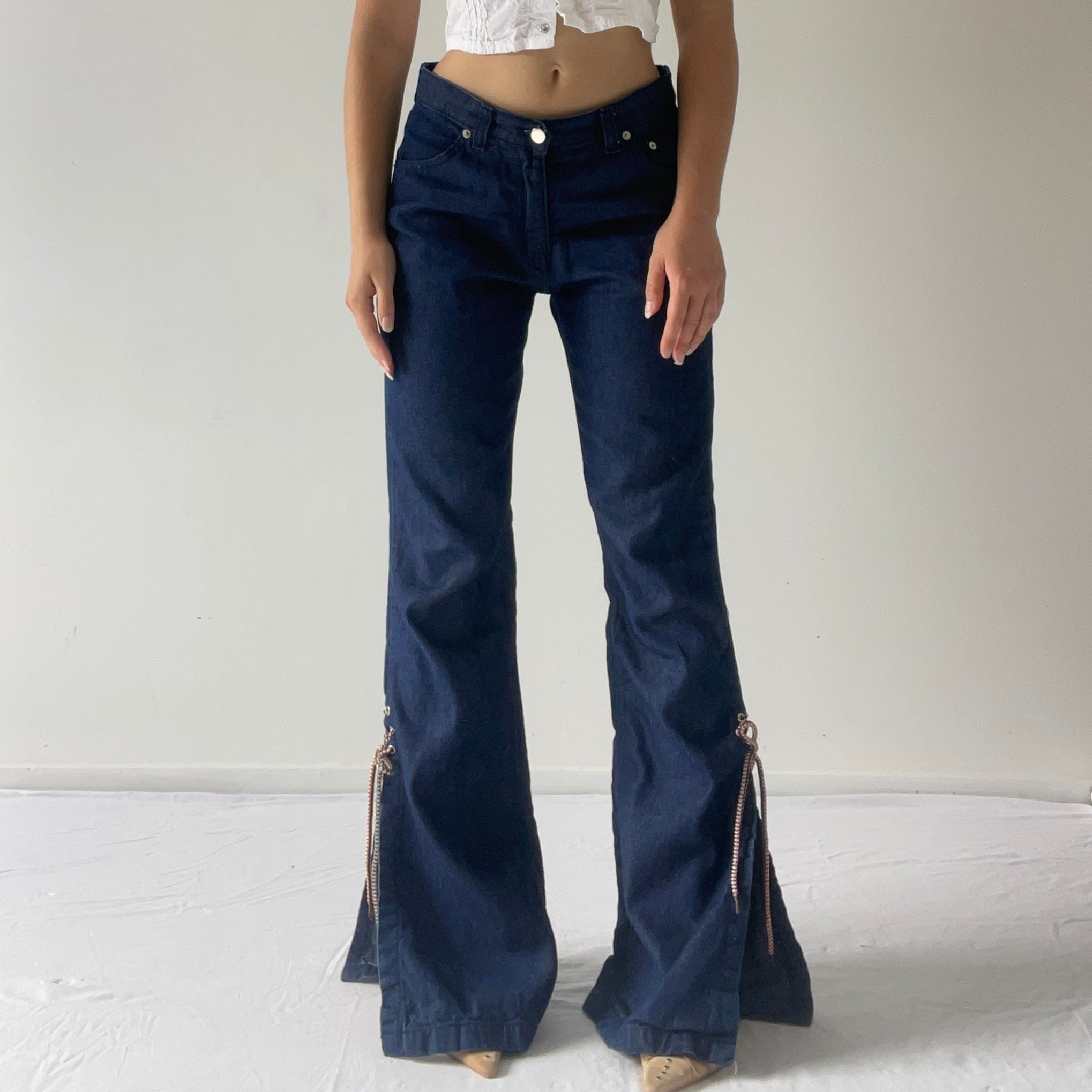 Lee Flare Denim Jeans | Made in Fiji | M