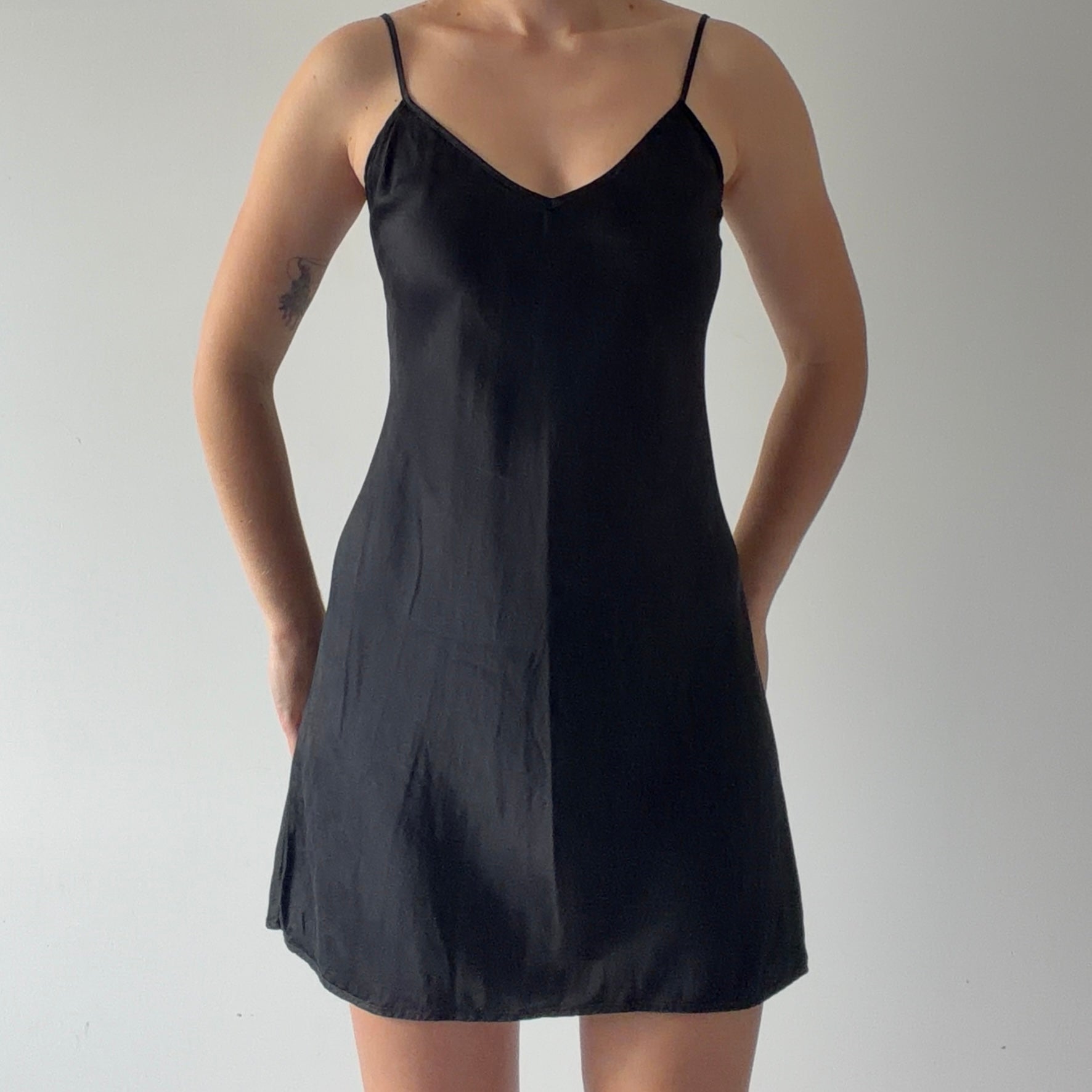 Andrés Silk Slip Dress | M