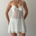 Victoria's Secret Mini Slip Dress | XS | White