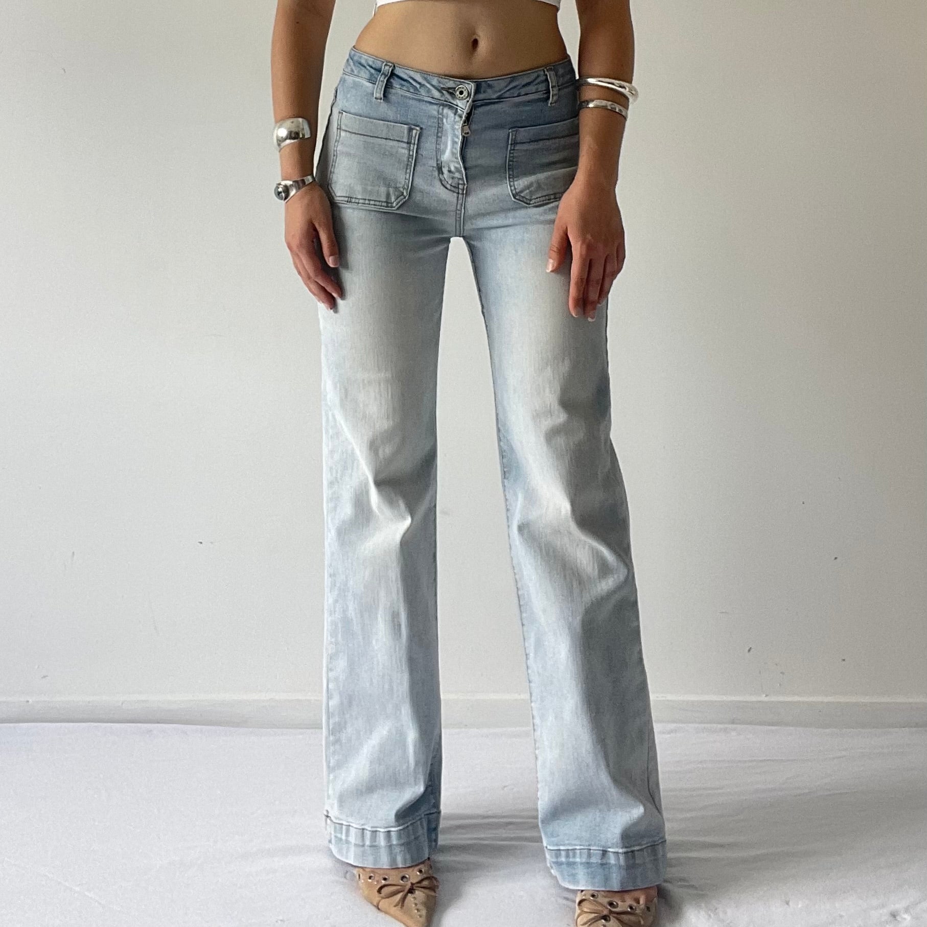 Italian Star Wide Leg Jeans | 8-10