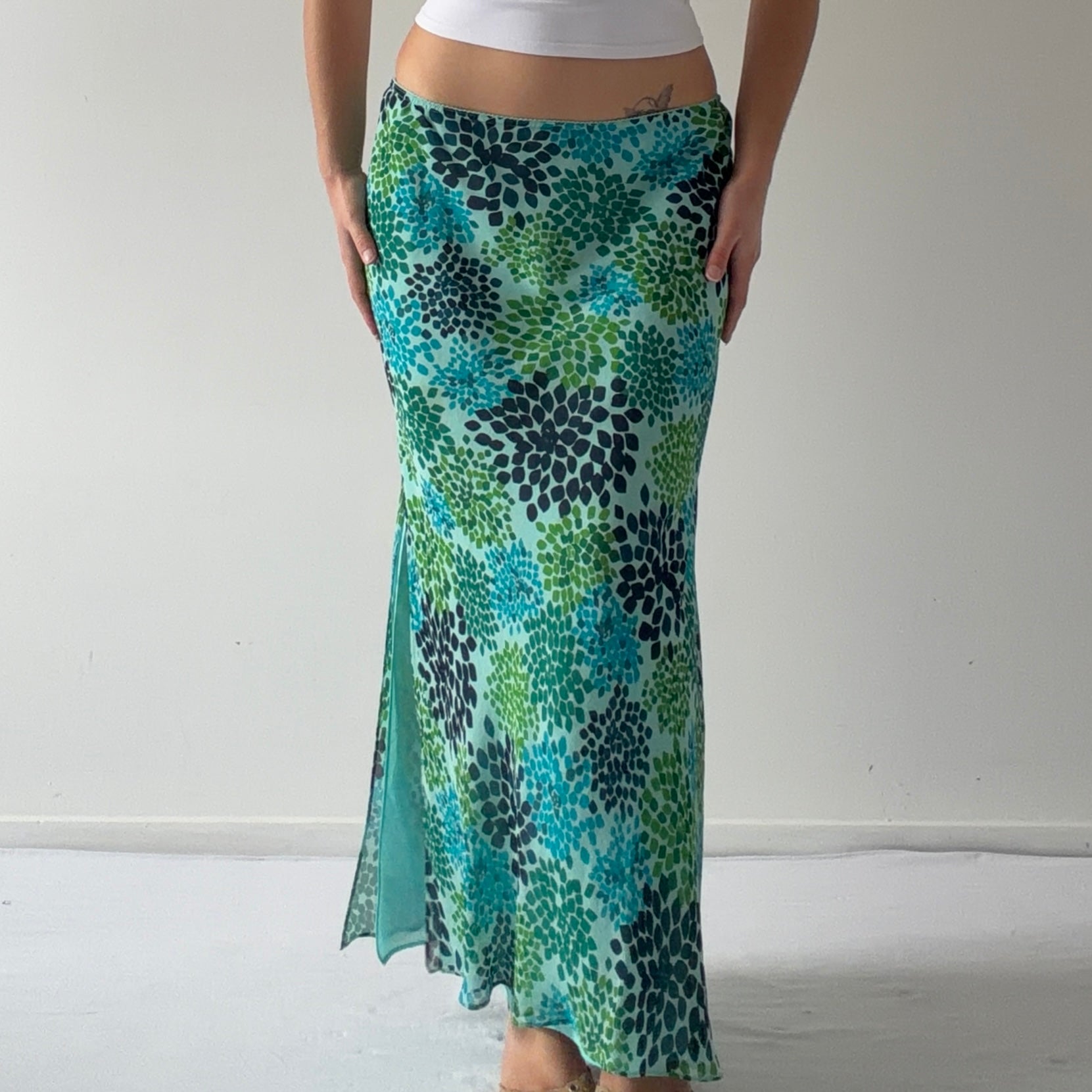 Express Silk Midi Skirt | 10-12