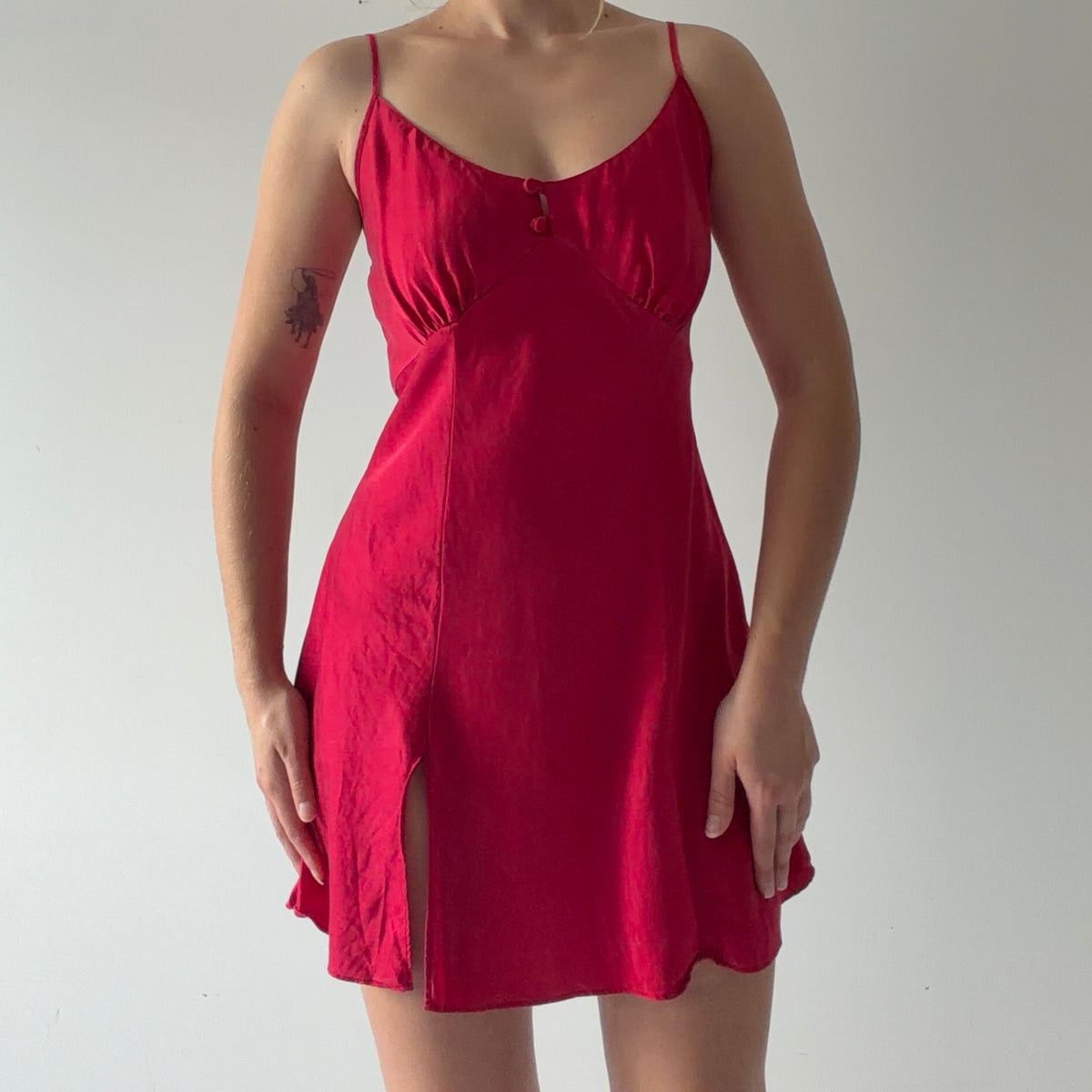 Victoria's Secret Gold Label Silk Mini Dress | M
