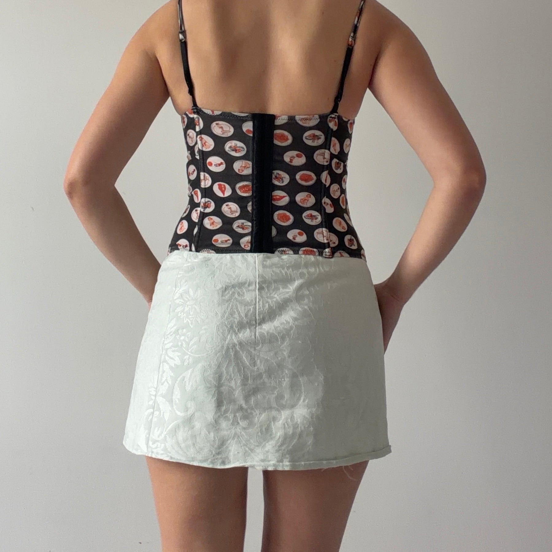 Roberta Polka Dot Corset | S