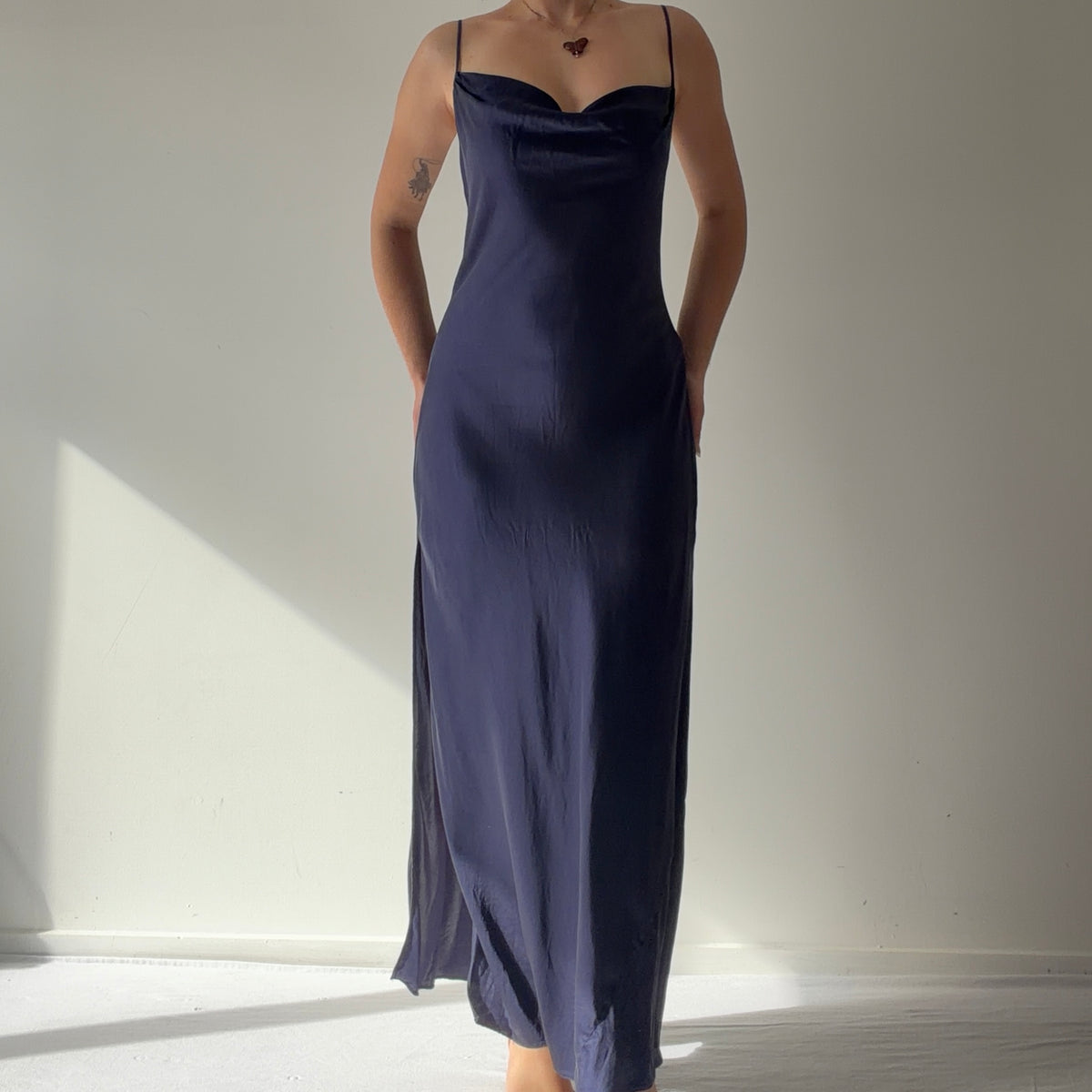 Victoria's Secret Silk Maxi Dress | M-L