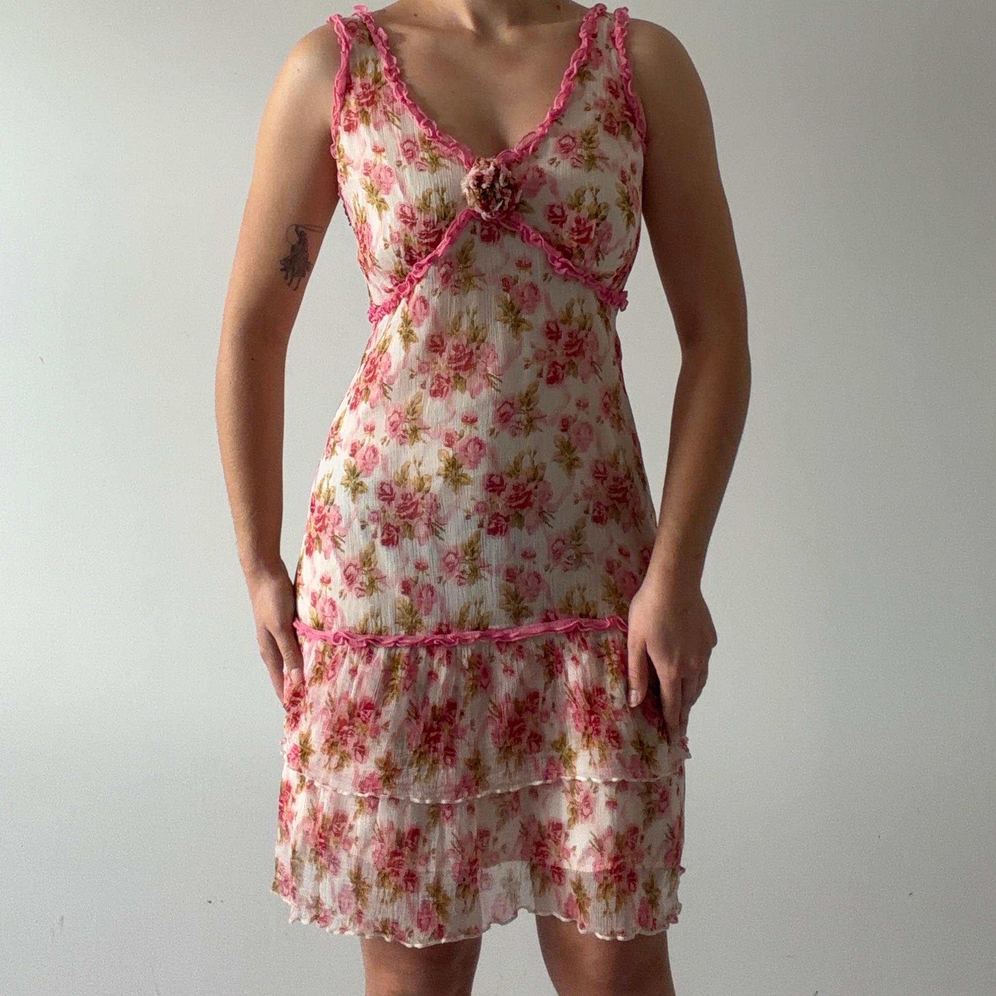 Wet Seal Floral Midi Dress | M