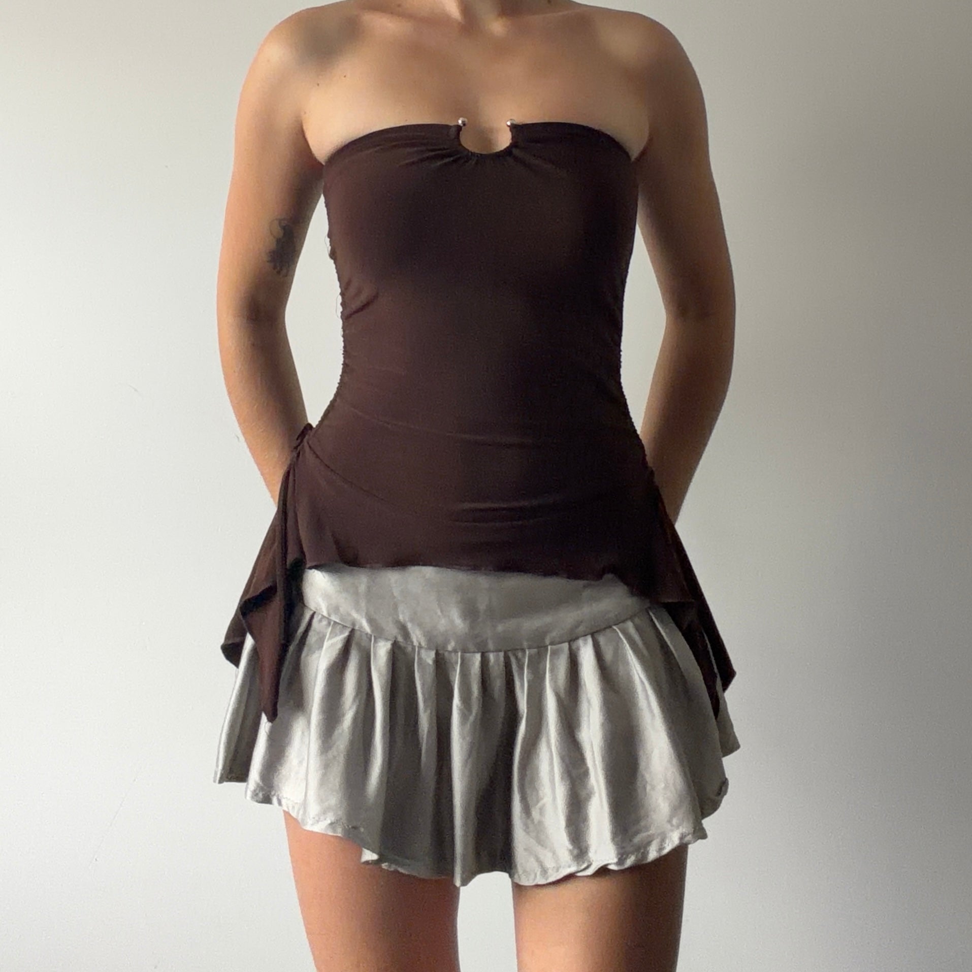 Knitenjin Strapless Top | Made in USA | S