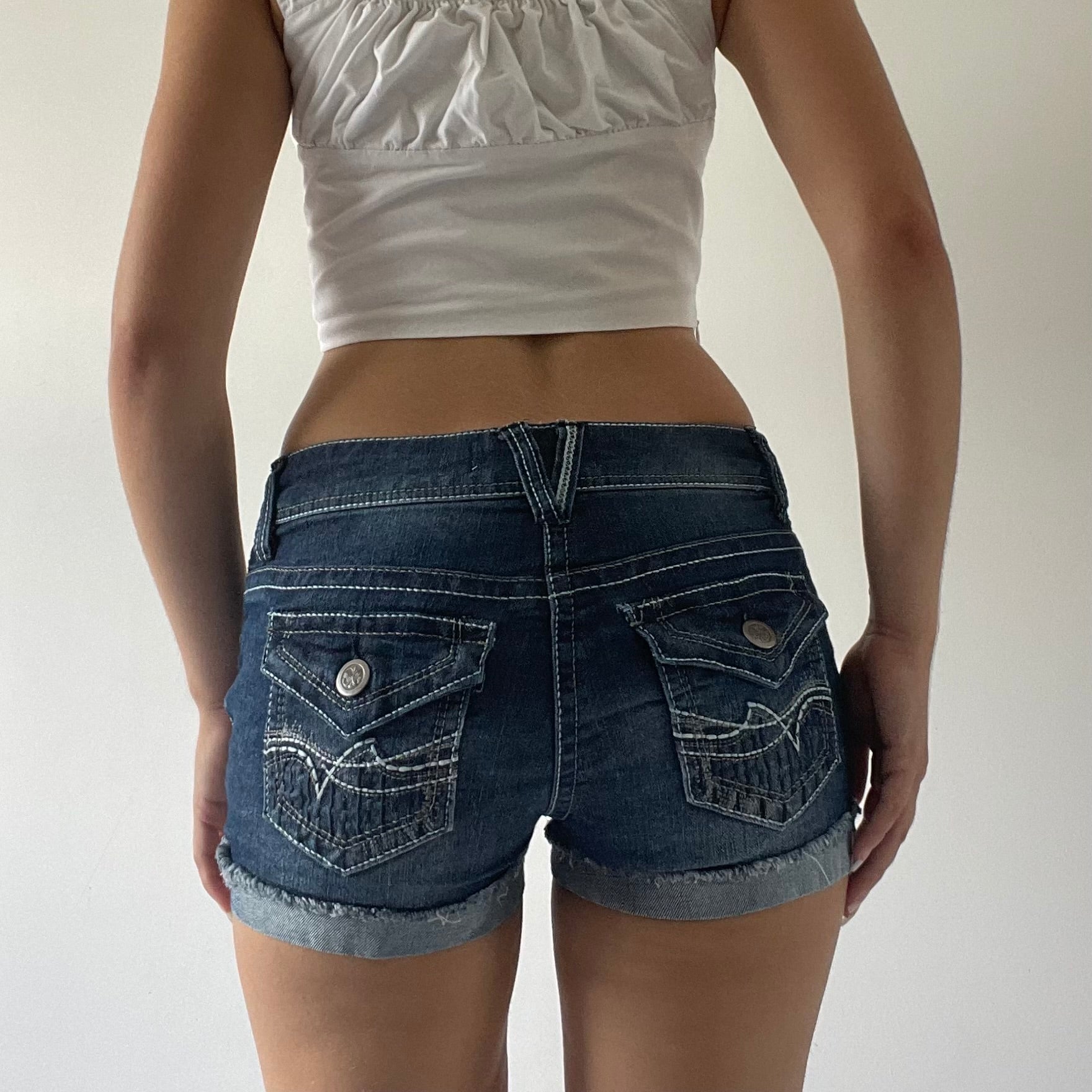 No Boundaries Micro Denim Shorts | XS