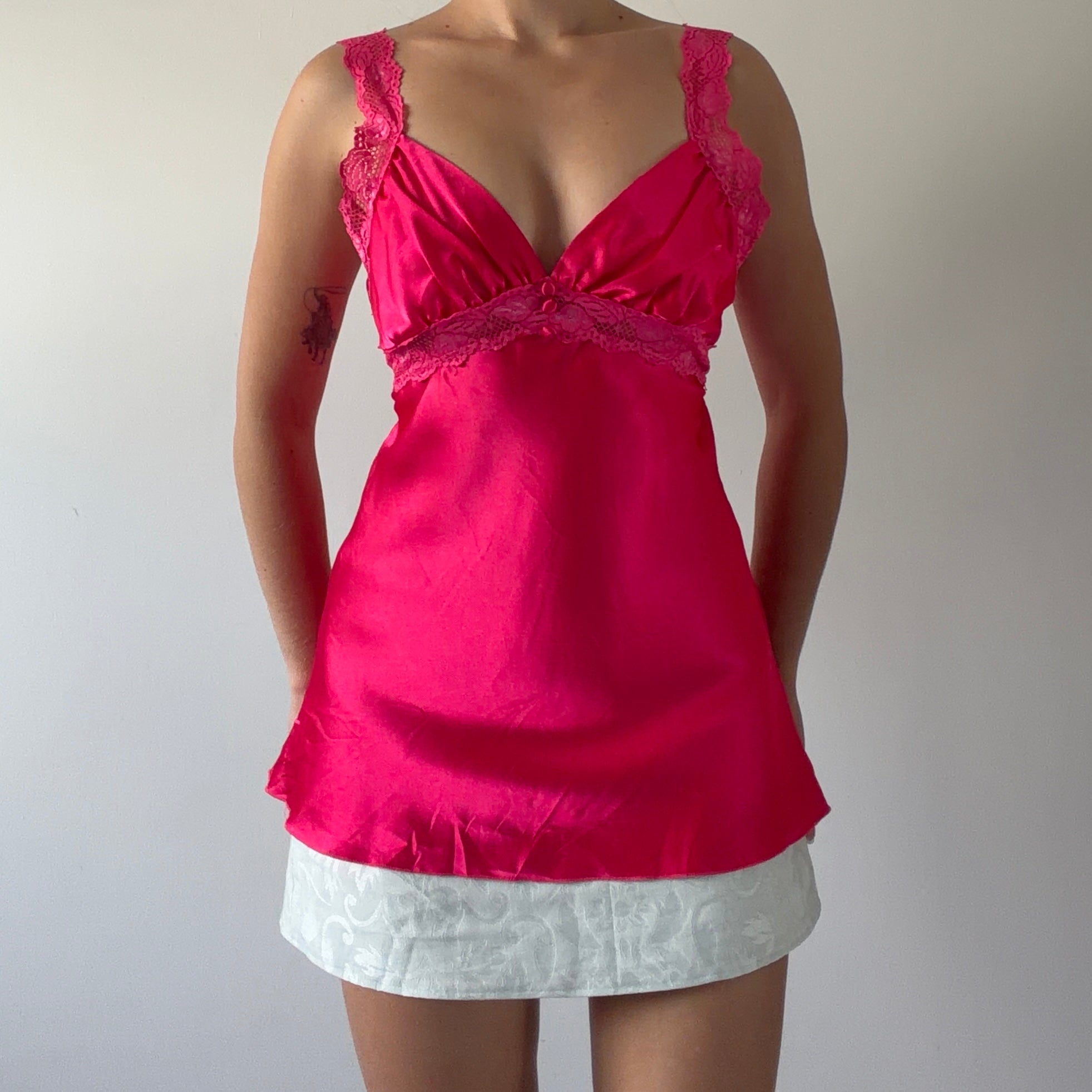Forever 21 Satin Babydoll Top | Made in USA | 6-8