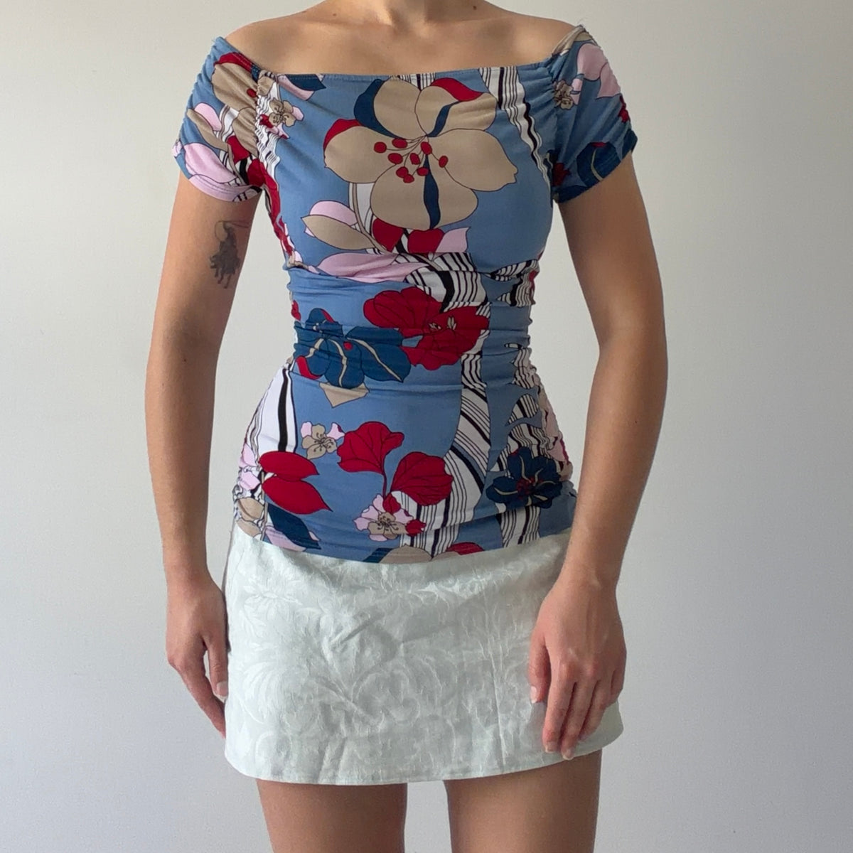 Rampage Boat Floral Top | M