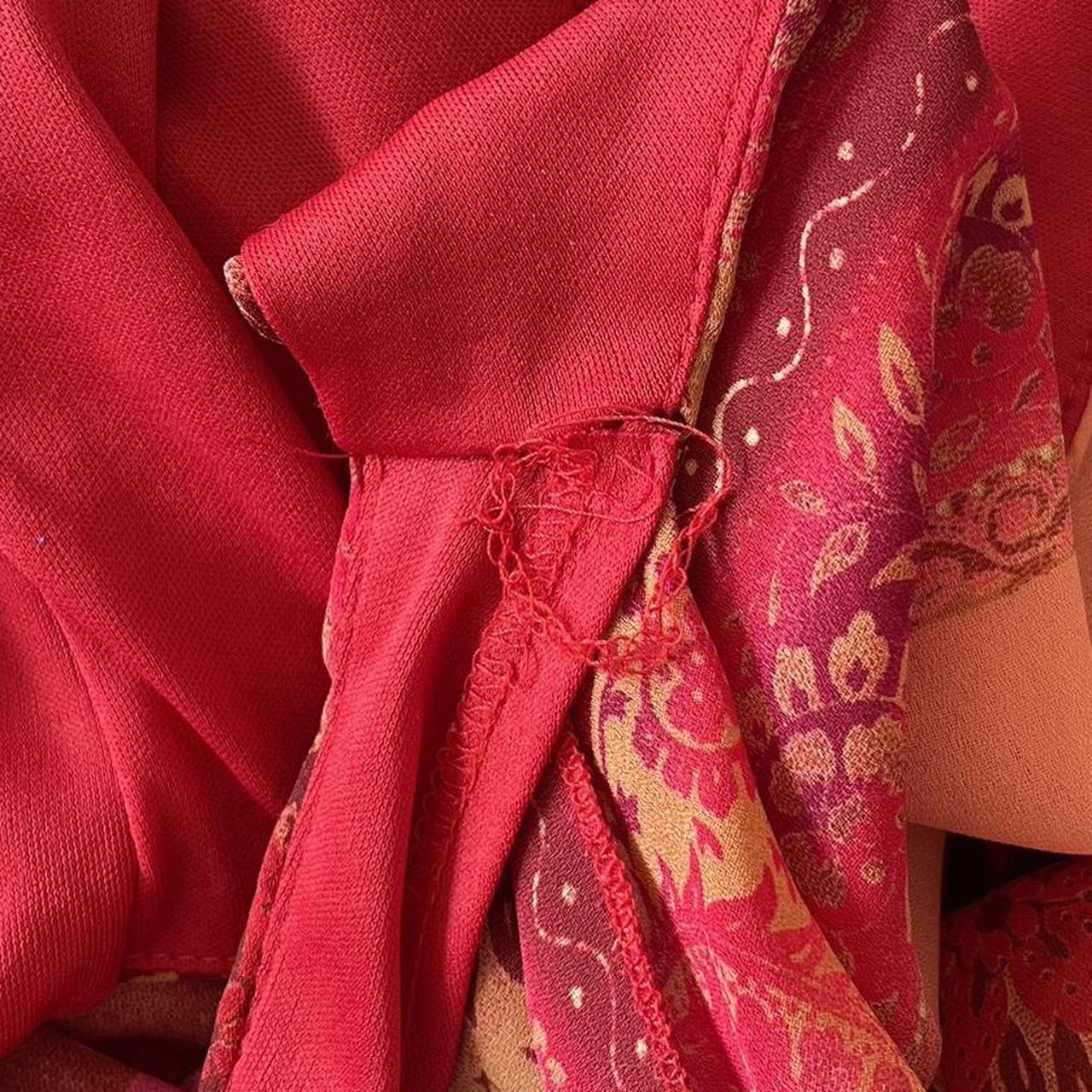 Paisley Cowl Midi Dress | Made in USA | 8-10