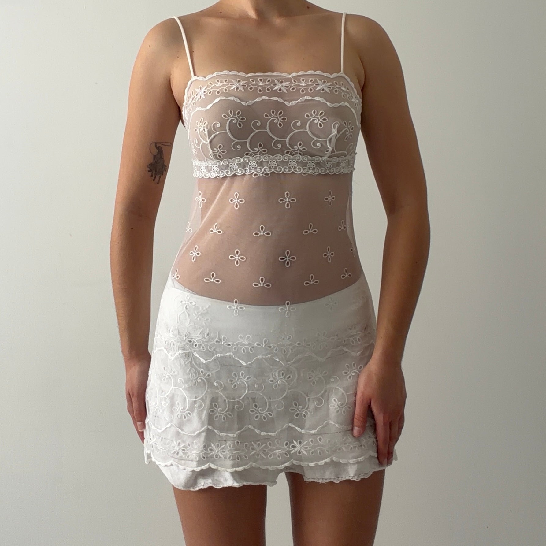 Victoria's Secret Babydoll Mini Dress | White | XS