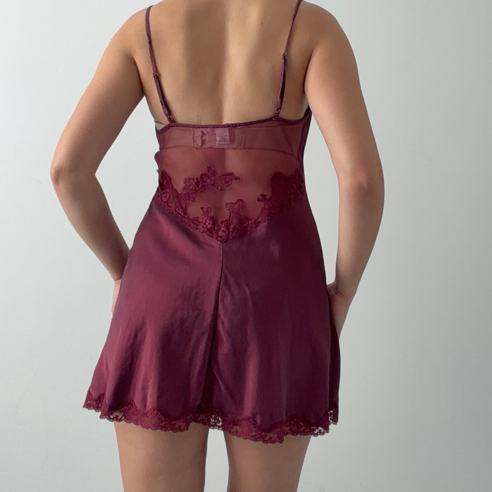 Victoria's Secret 2002 Silk Mini Slip Dress | S