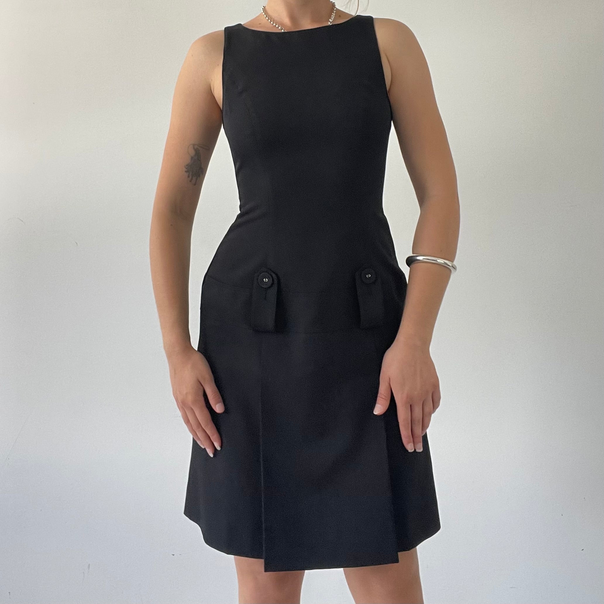 Apart Midi Pleated Dress | XS