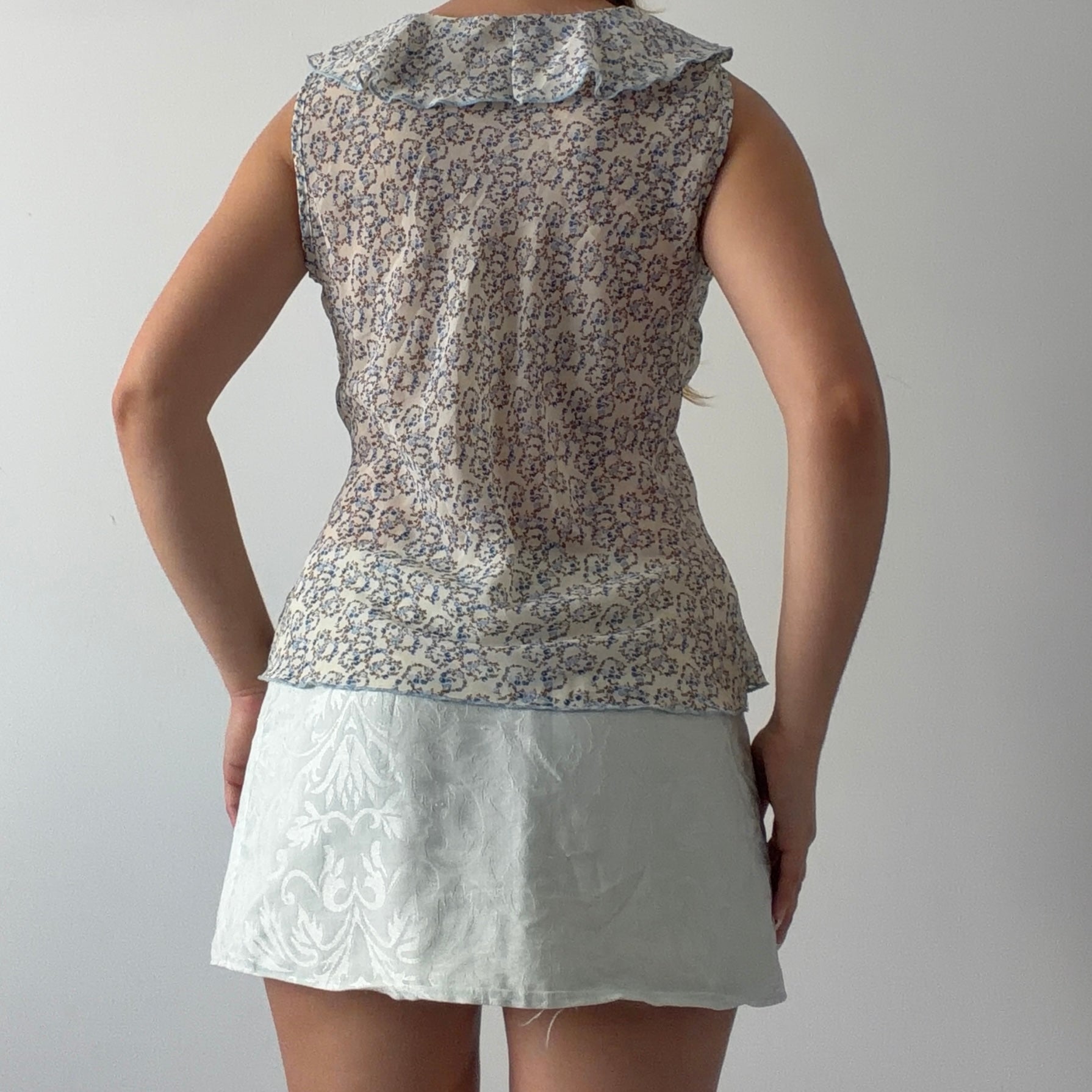 Floral Babydoll Top | 8-10