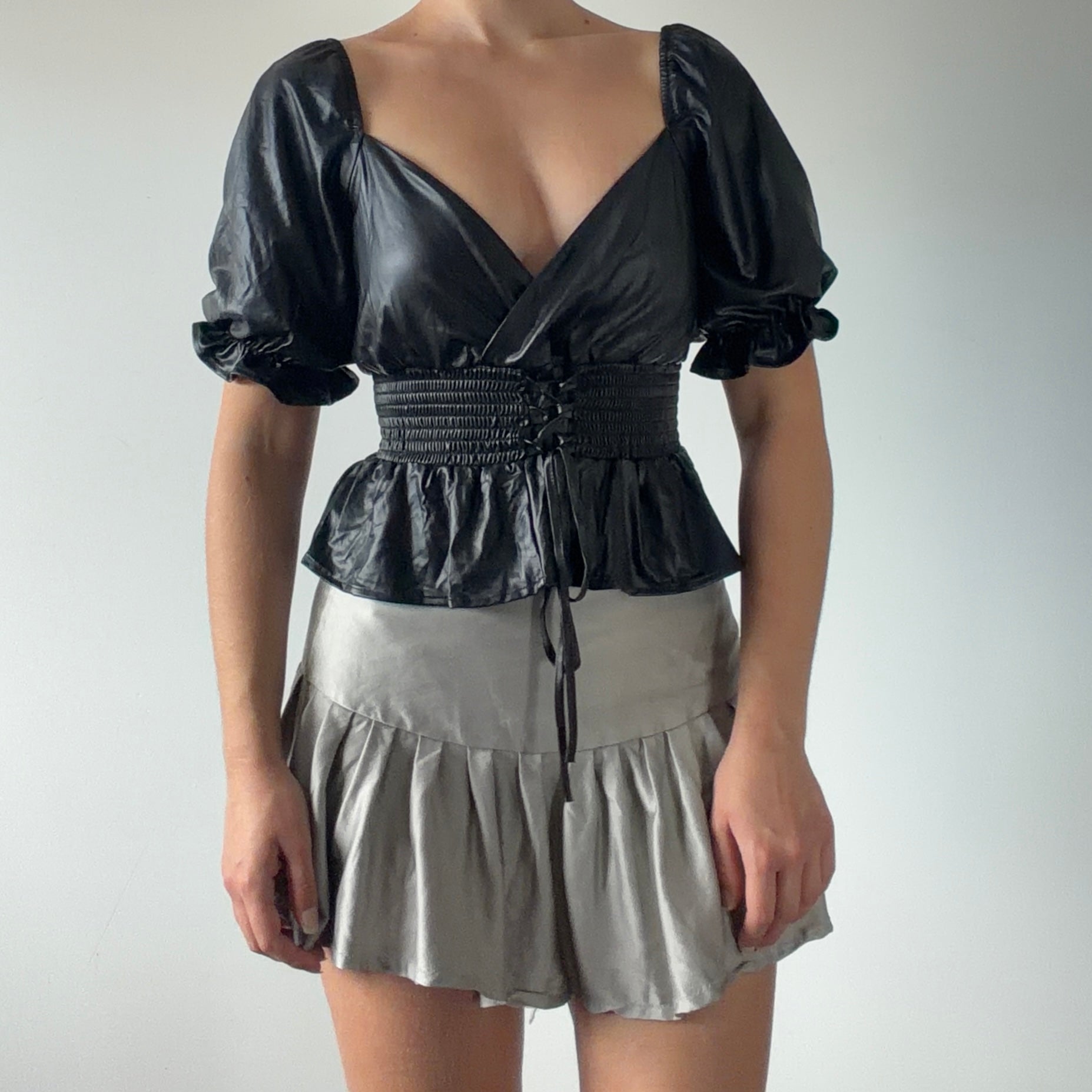 Chocolate U.S.A Milkmaid Top | S