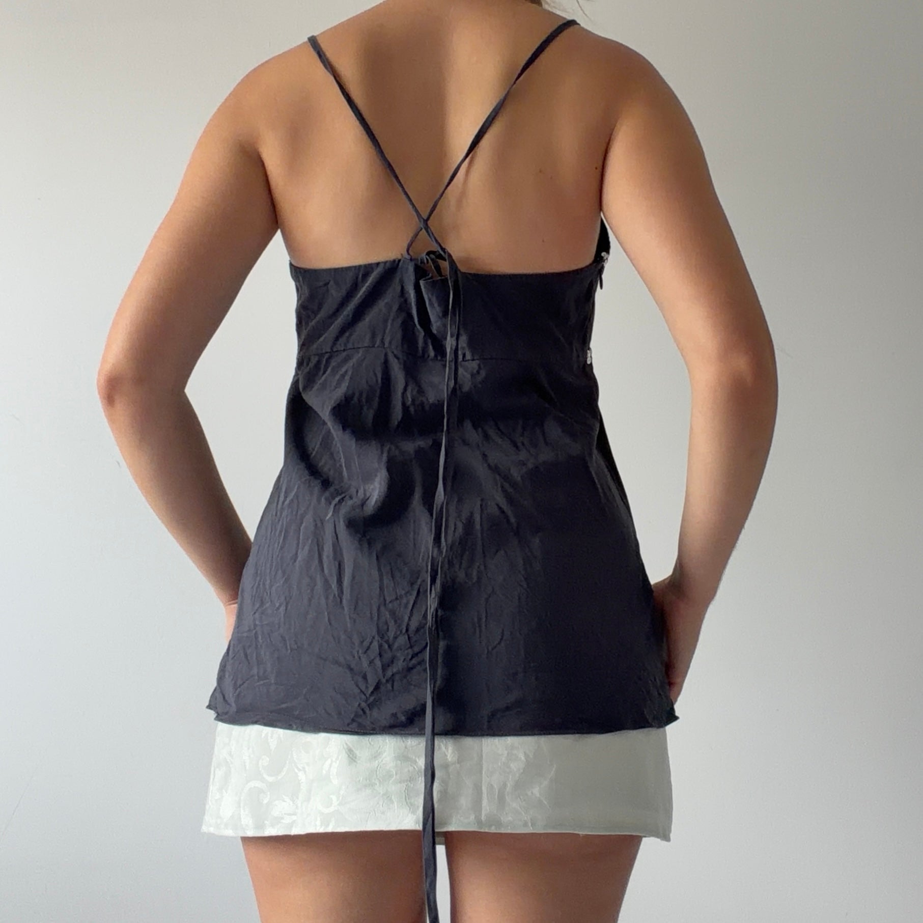 The Limited Silk Babydoll Cami | 8-10