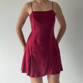 Victoria's Secret Silk Slip | Burgundy | M