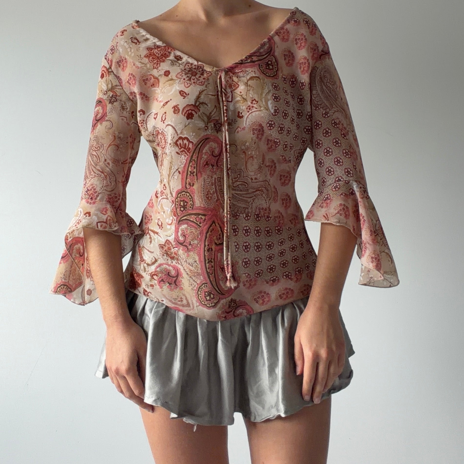 Iz Byer Paisley Top | Made in USA | S