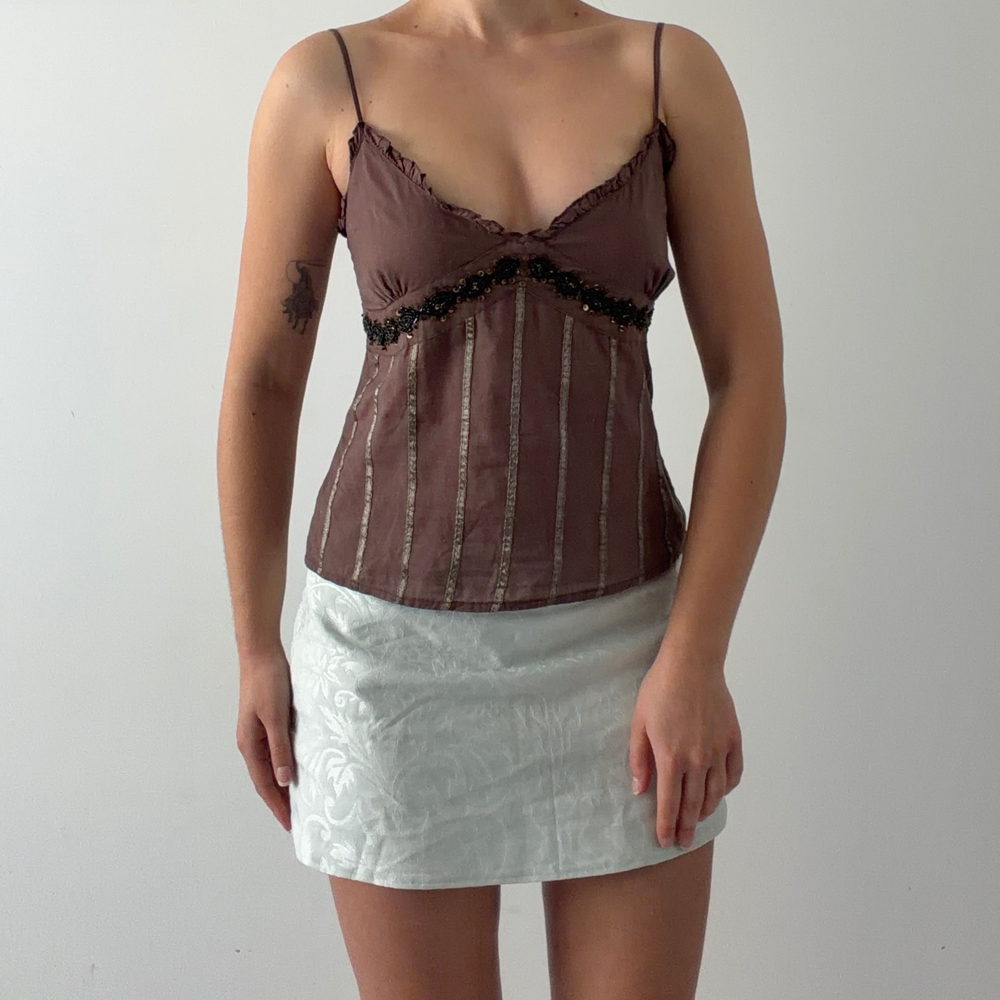 Beaded Embellished Cami | S