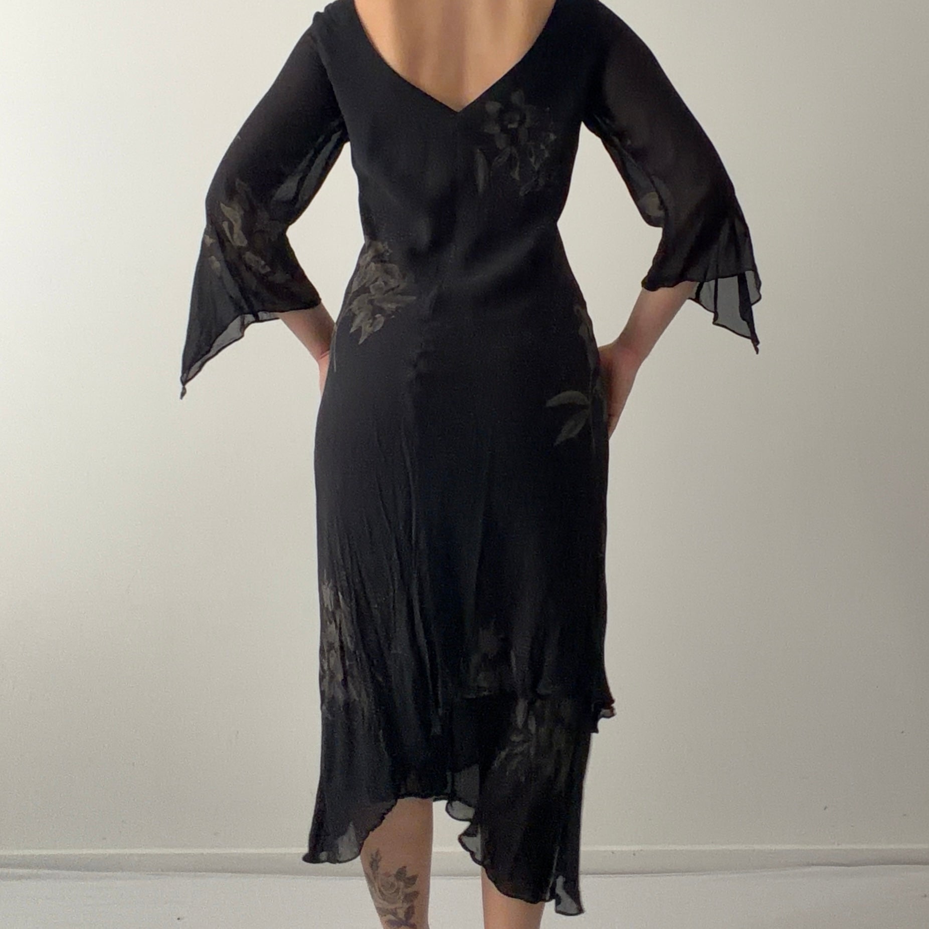 Jones New York Silk Midi Dress | XL