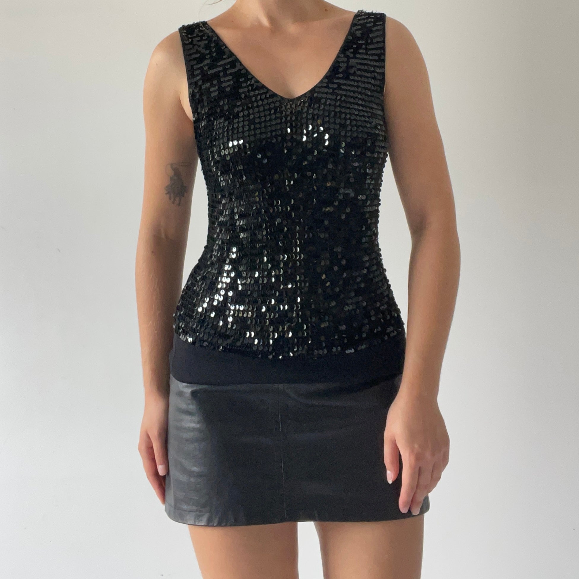 Max Sequin Crochet Top | 8-10