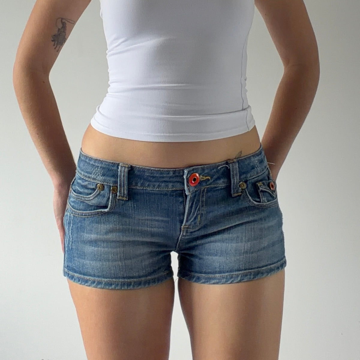 TRF Micro Mini Denim Shorts | S