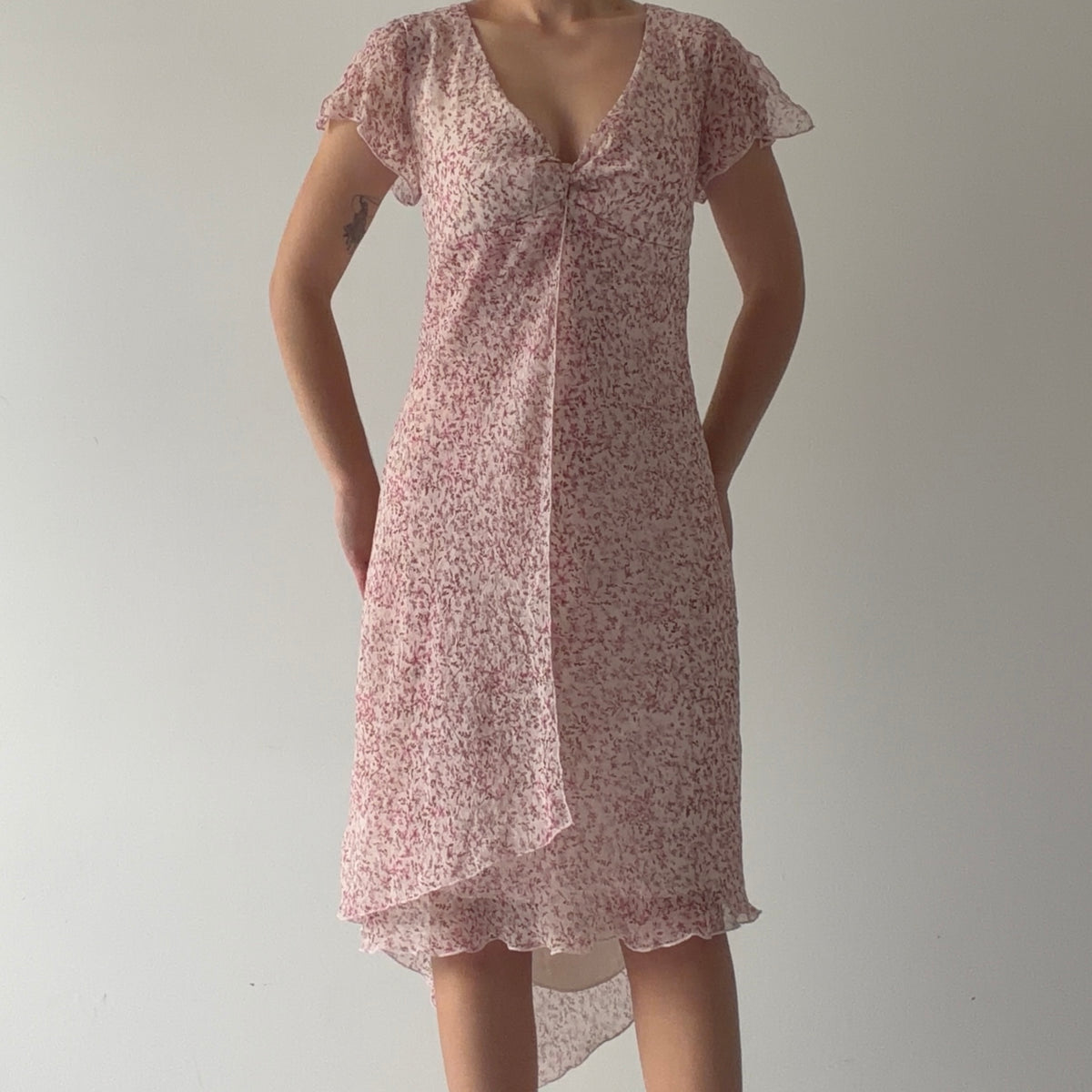 CDC Ditsy Floral Babydoll Dress | 12-14