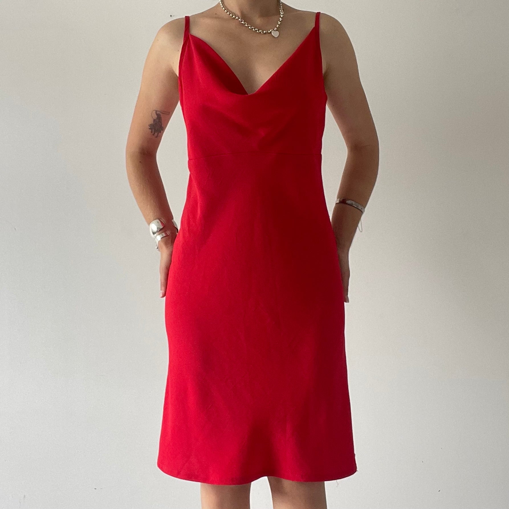 Annah S Bias Cut Midi Dress | 8-10