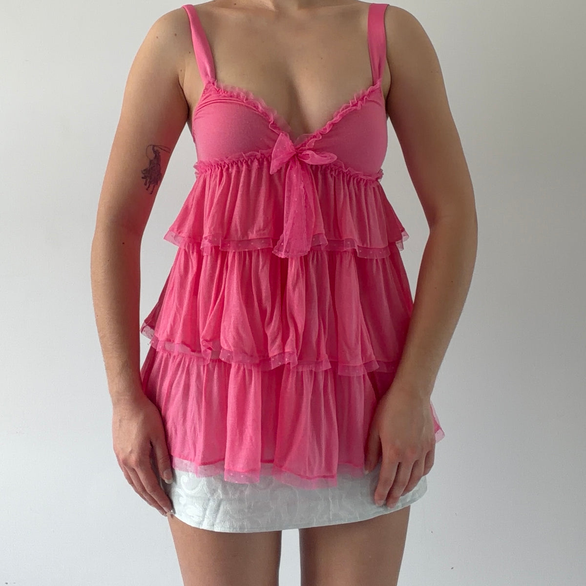 Victoria's Secret Ruffle Babydoll Cami | S