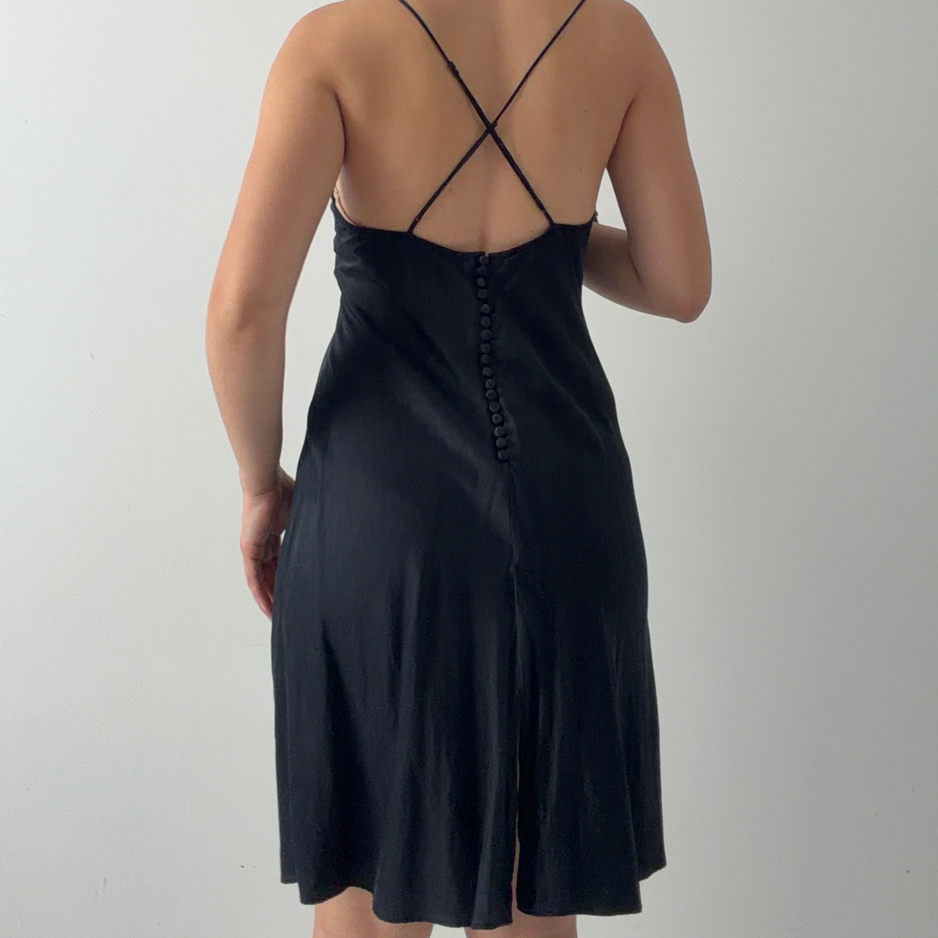 Victoria's Secret Silk Midi Dress | M