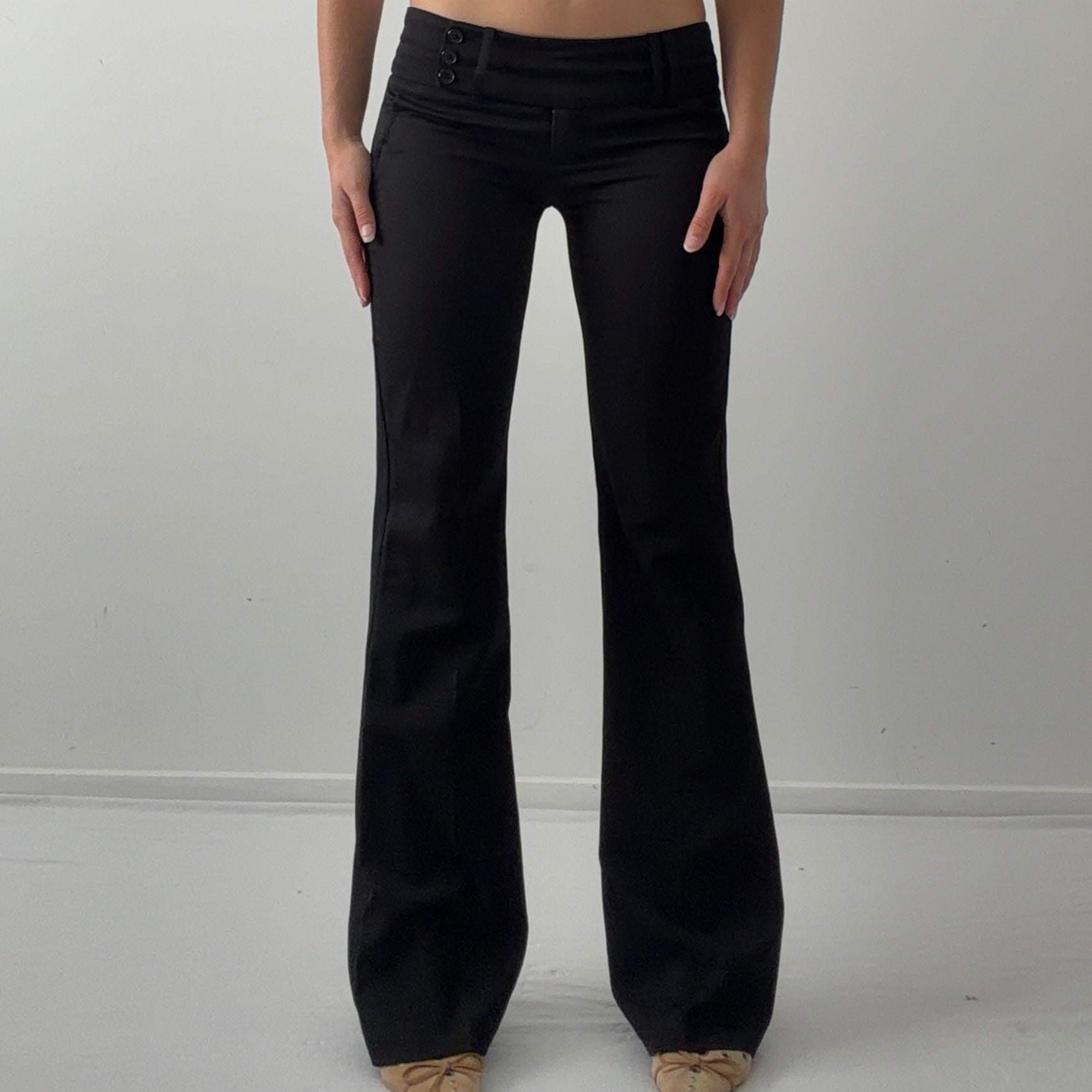Joe Benbasset Low Rise Bootcut Pants | XS