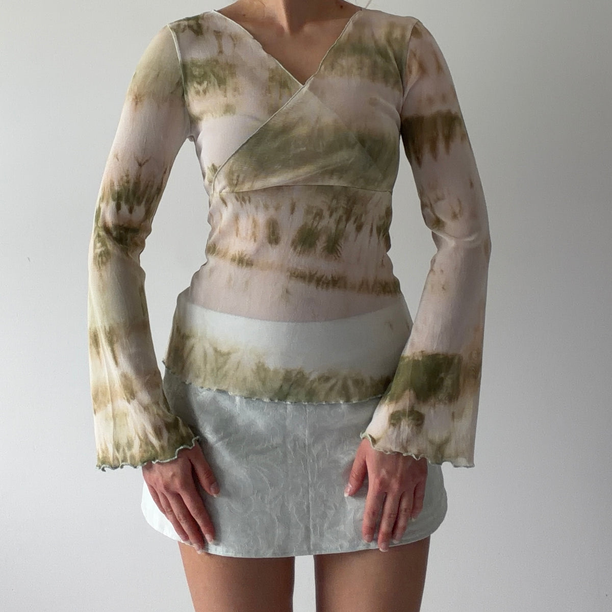 Jennyfer Bell Sleeve Top | M