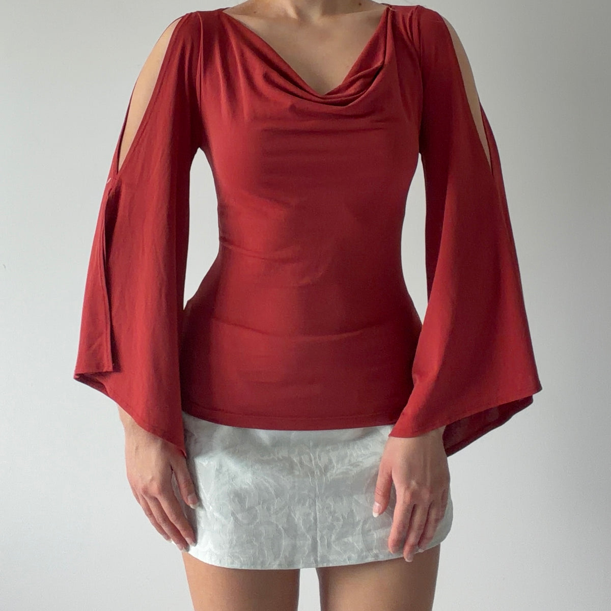 Forever 21 Bell Sleeve Top | L