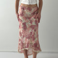 Fashion Bug Paisley Midi Skirt | L