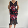 Johnny Dexter Bias Cut Midi Slip Dress | 8-12