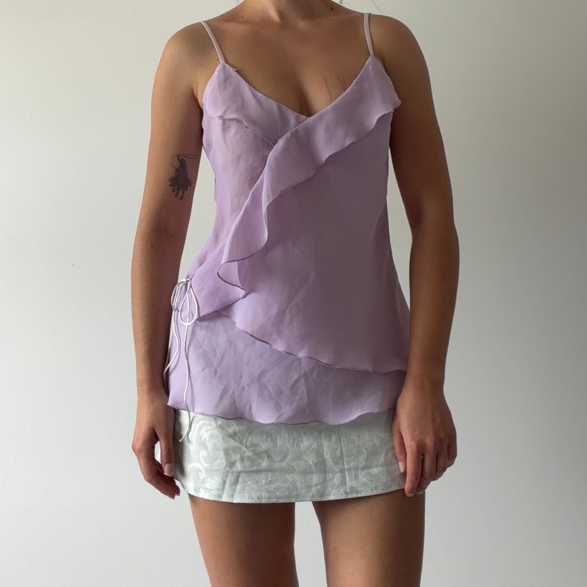 Lynne Ruffle Cami | S