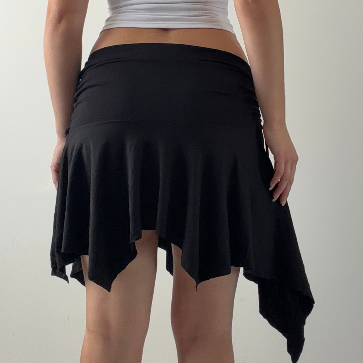 No Excuse Midi Asymmetric Skirt | 8-10