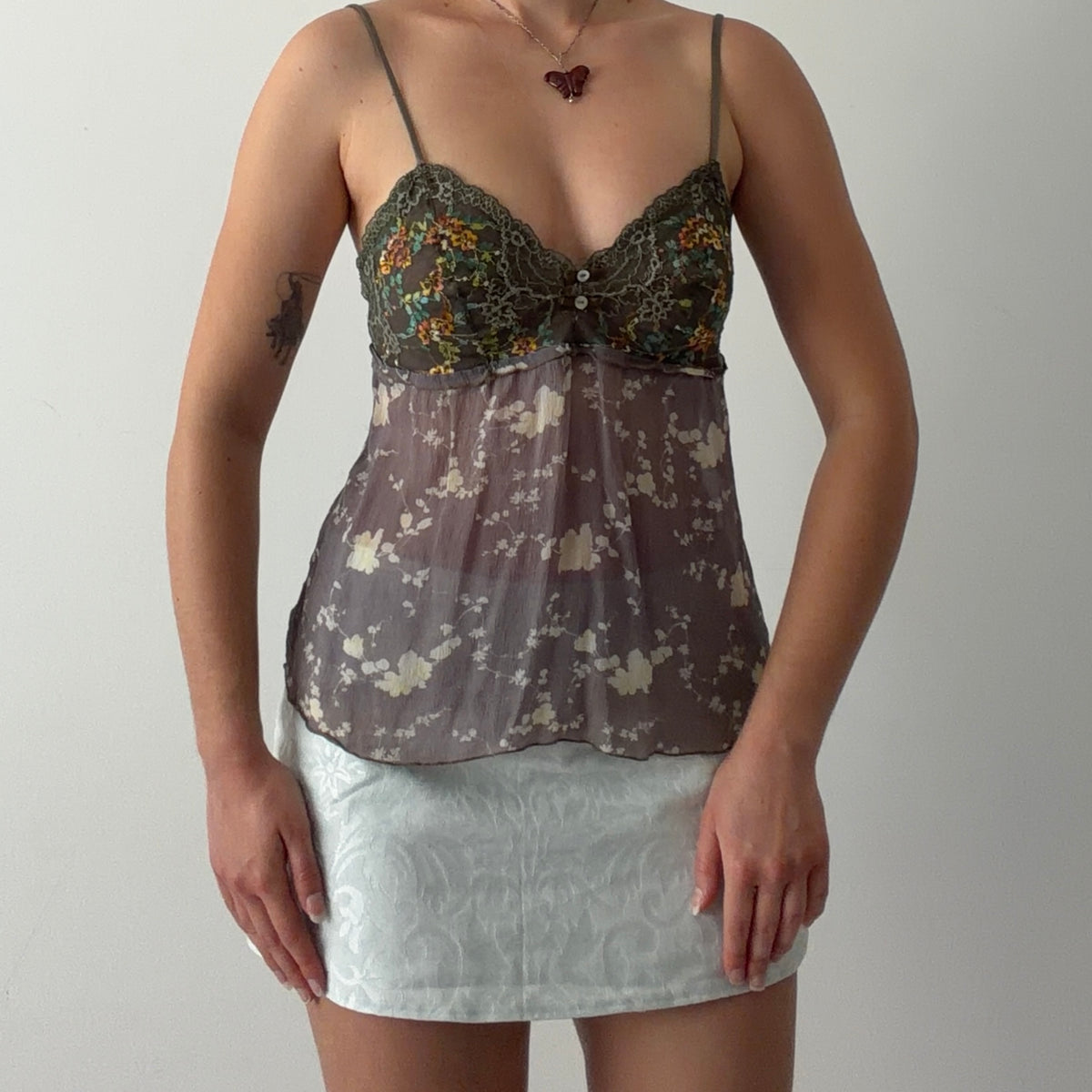 Silk Floral Cami | S
