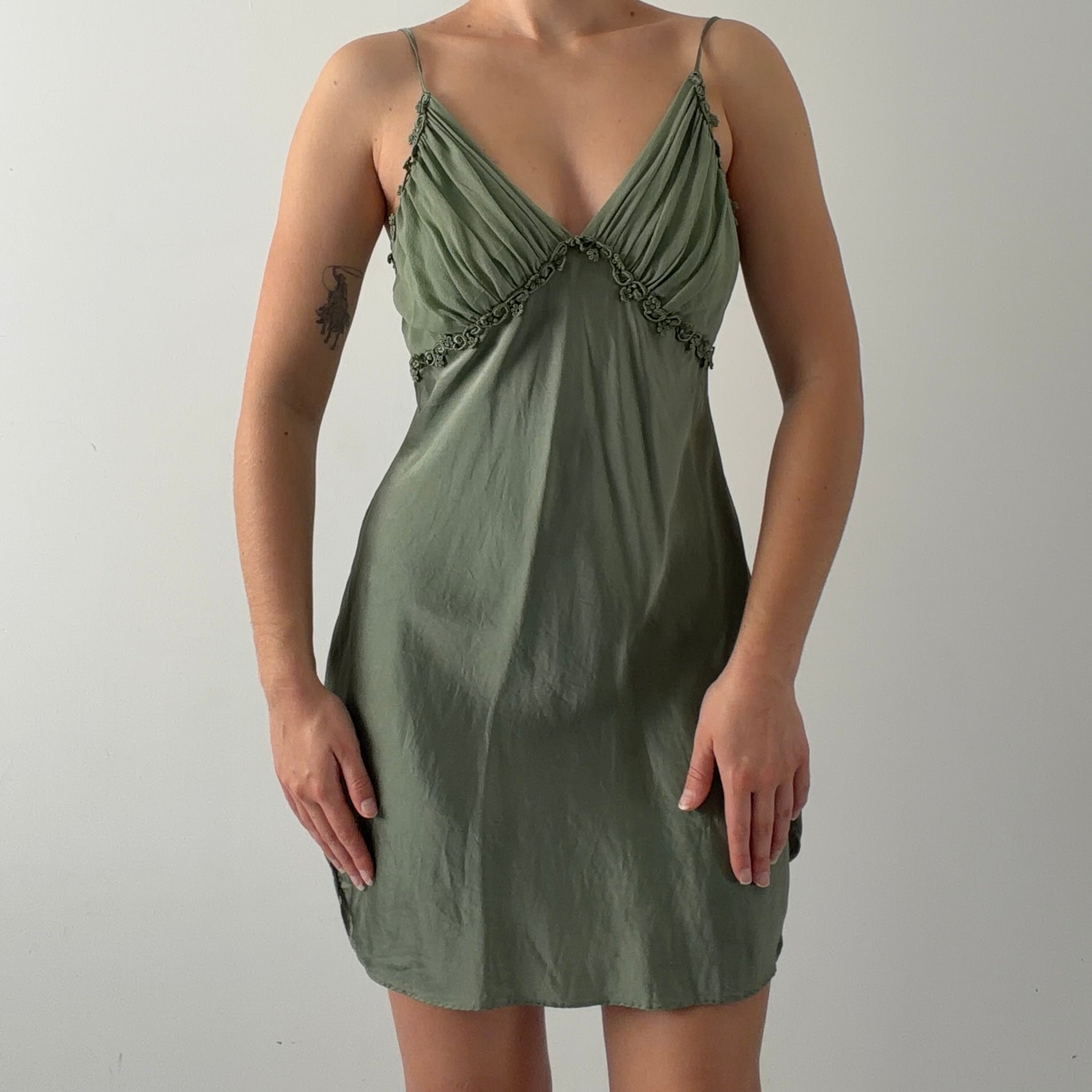 Victoria's Secret Gold Label Silk Slip | M
