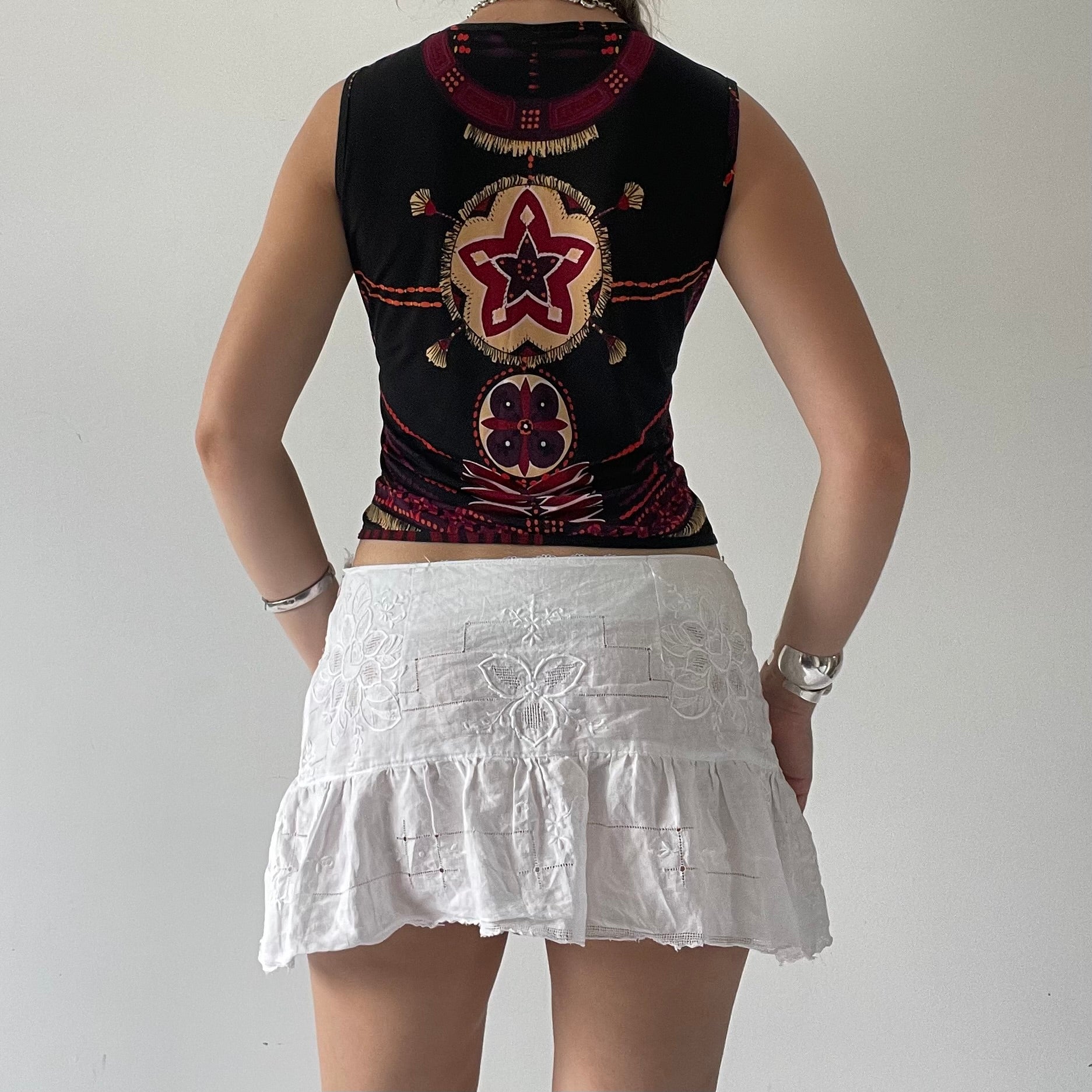 Ladakh Boat Neck Tank Top | 10-12