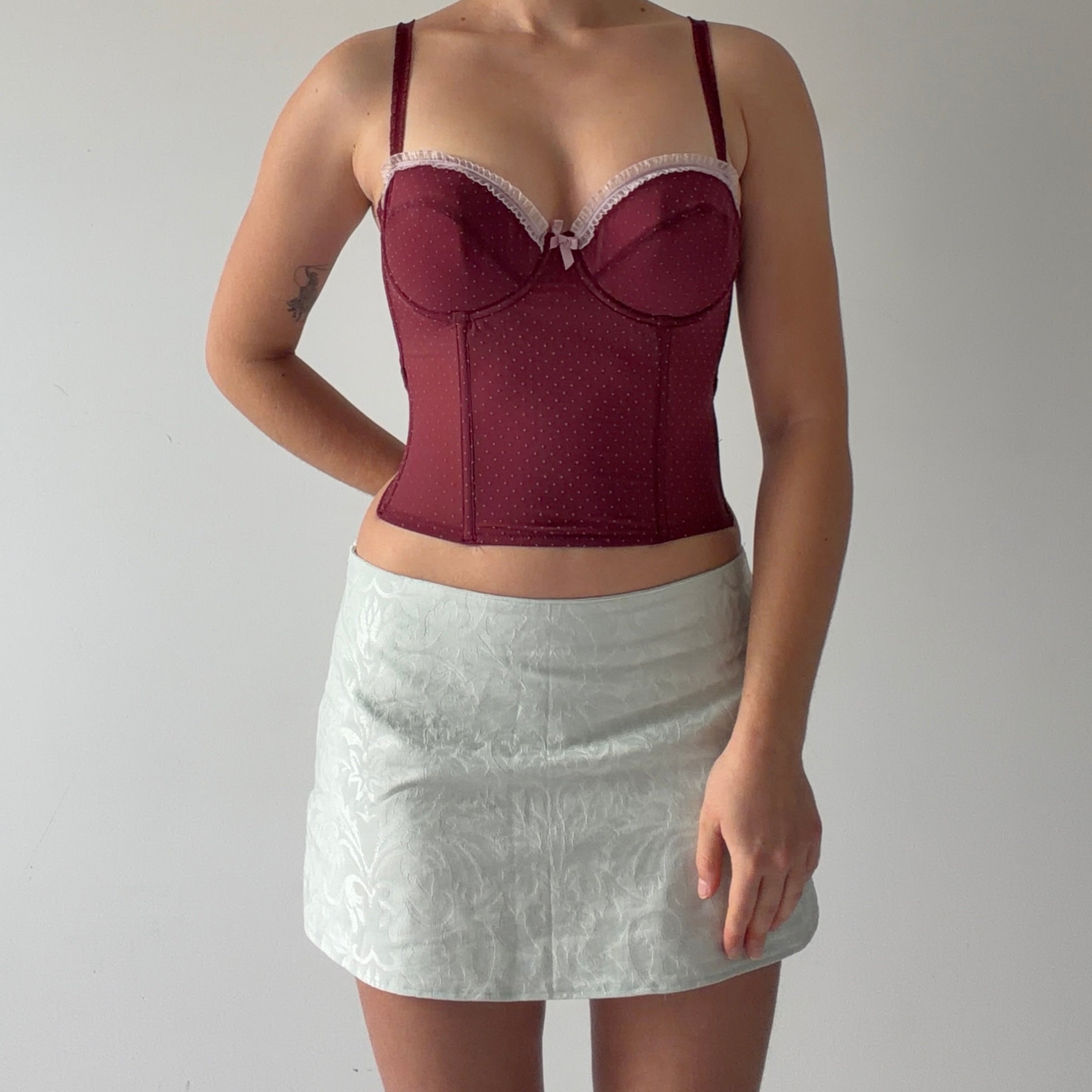 Native Intimates Polka Dot Corset Top | 10-12