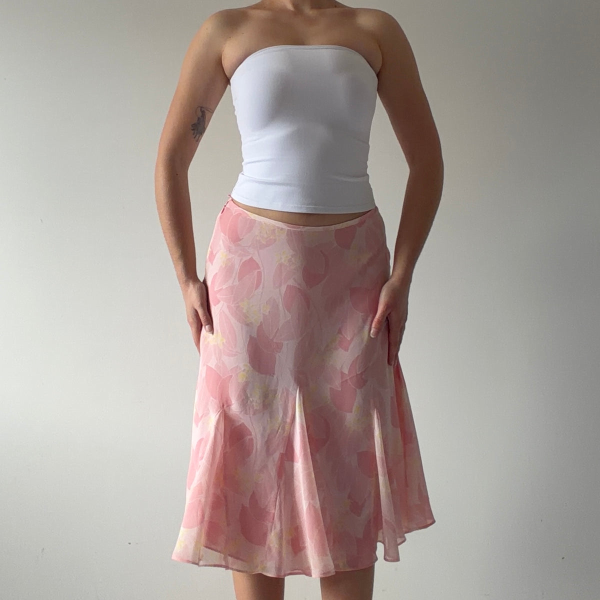 Jones Wear Floral Midi Skirt | XS