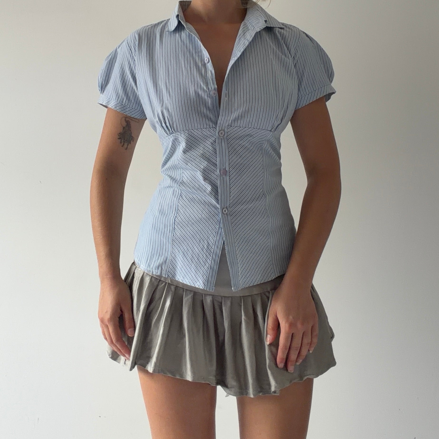 Babydoll Button Up Top | 12-14