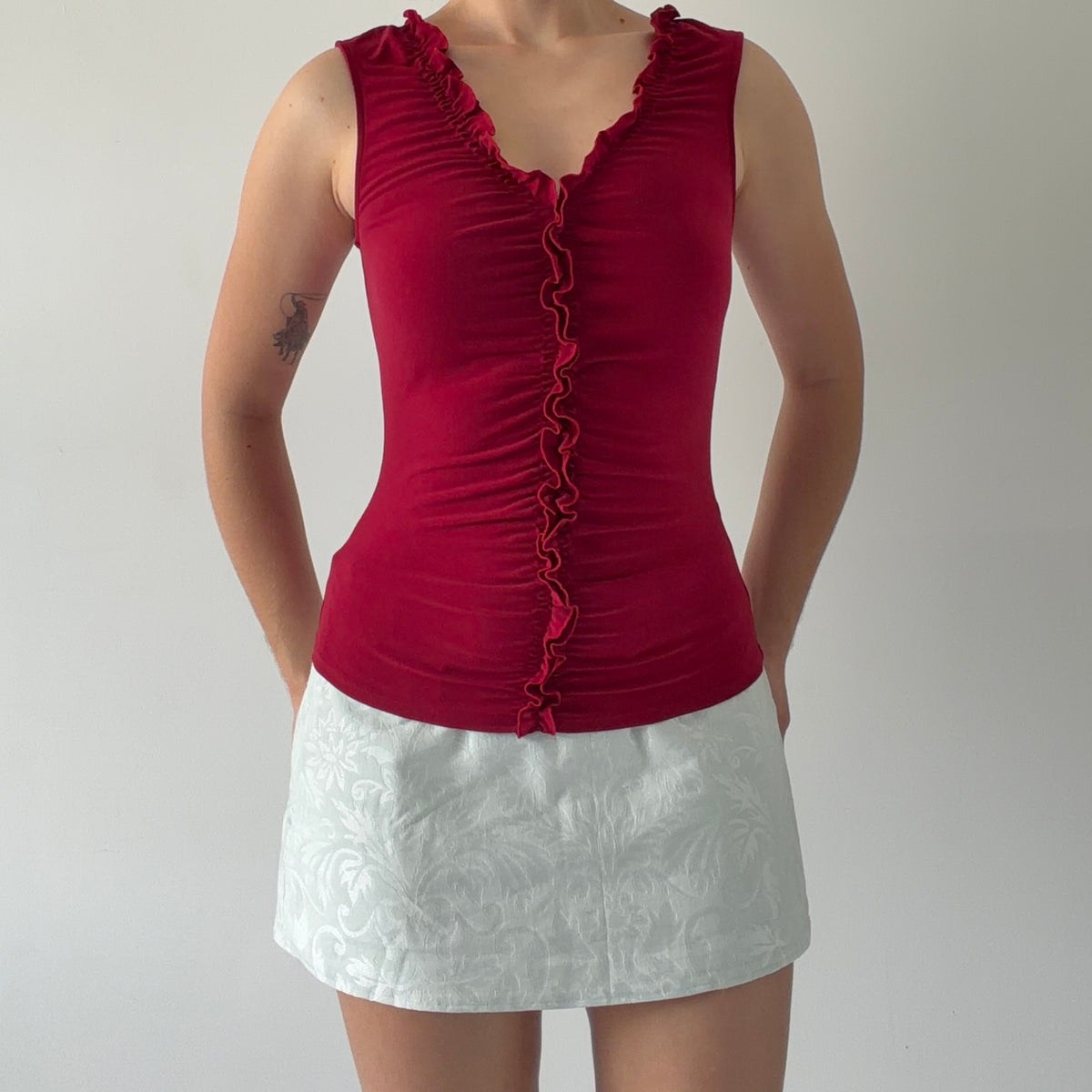 Express Ruched Cami Top | XS