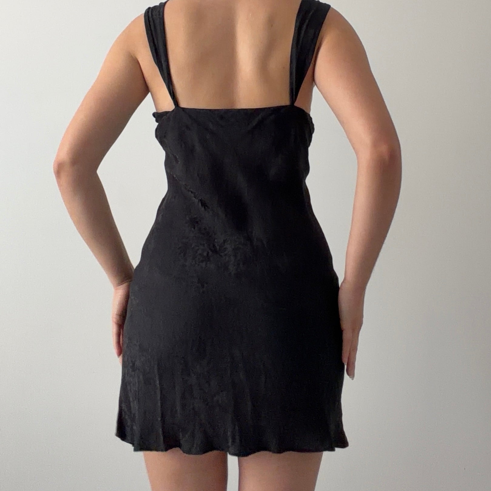 August Silk Slip Dress | L