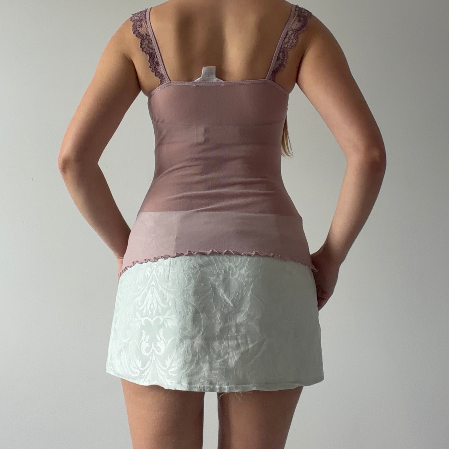 Gilligan & O'Malley Lace Cami | 6-8