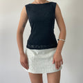 Stax Boat Neck Mesh Top | 10-12