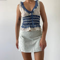 Files De Paris Ruffle Top | S