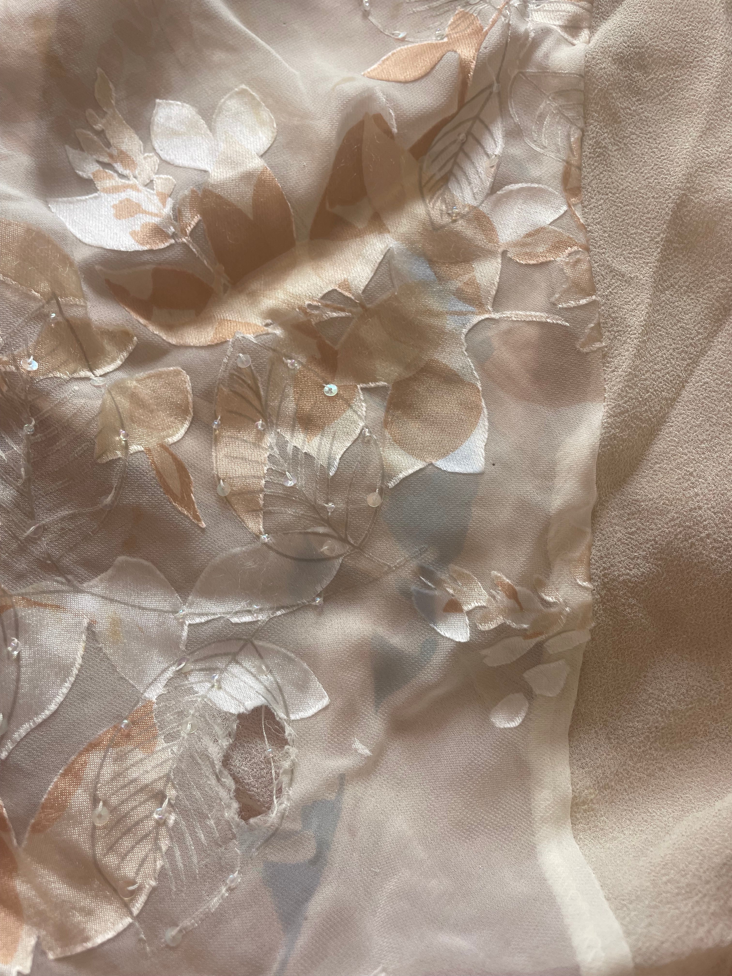 Monsoon Silk Beaded Dress | 8-10