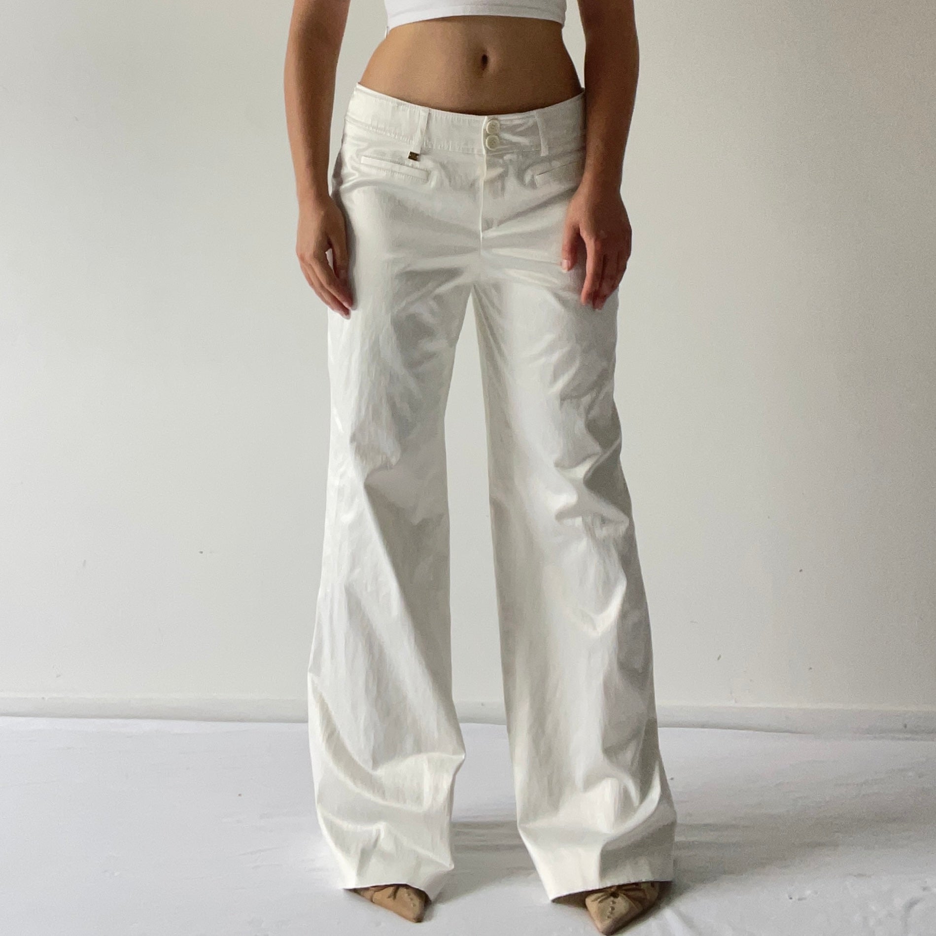 Apart Satin Wide Leg Pants | 12-14